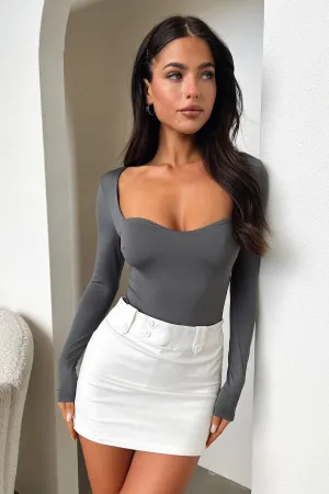 bedroom Chels Bodysuit - Charcoal