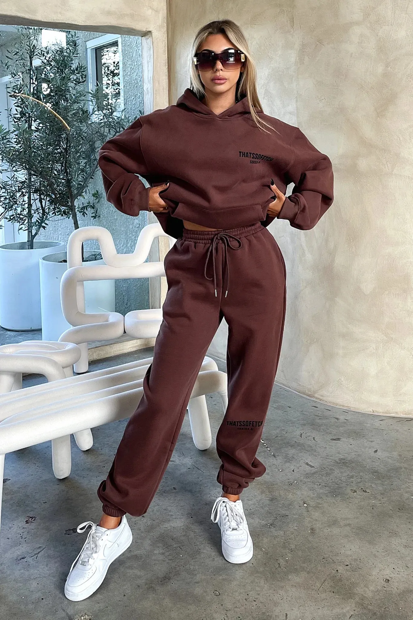 Chic Charm Series 6 Hoodie - Brown