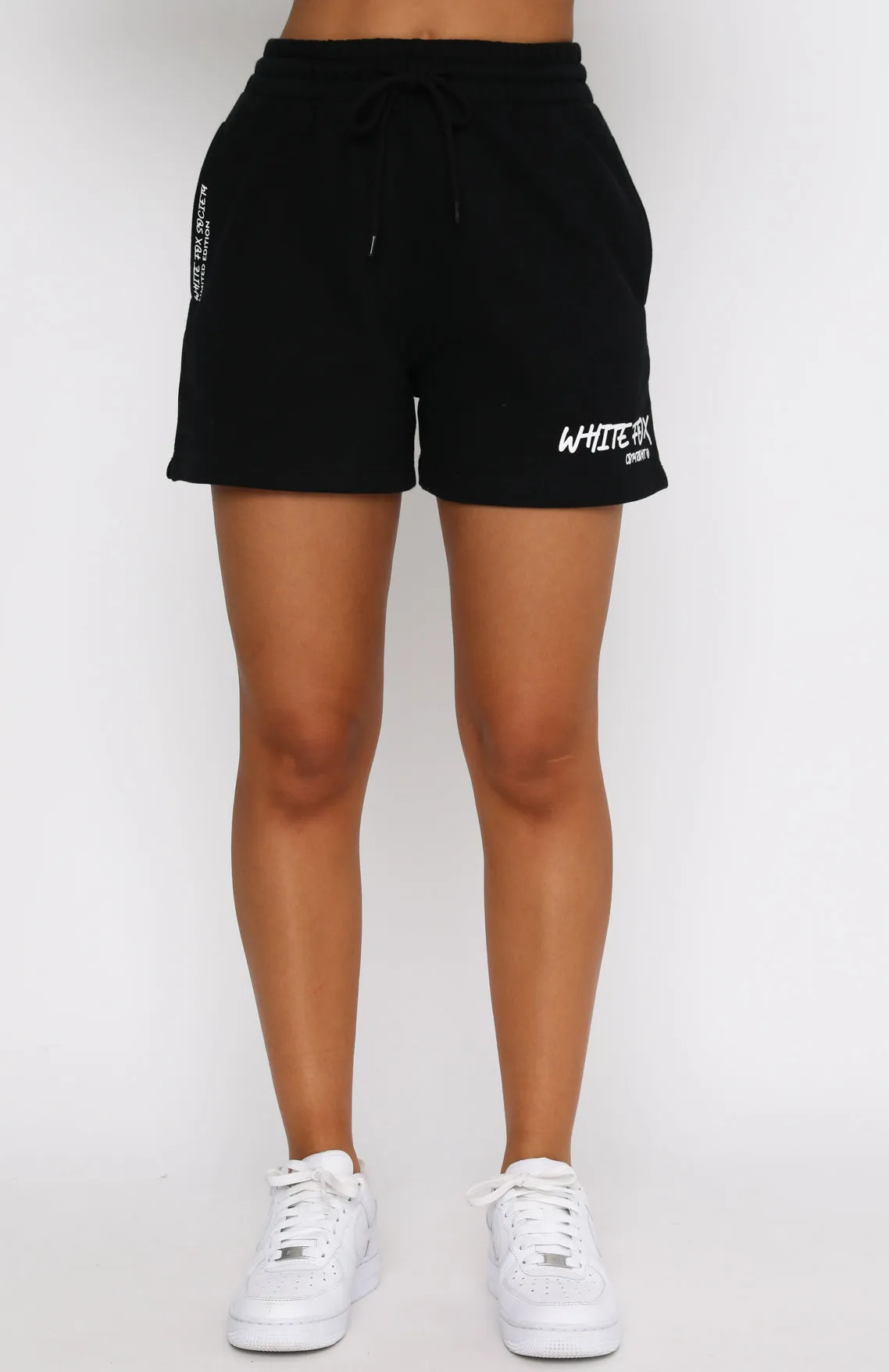 Chic Style State Of Art Lounge Shorts Black