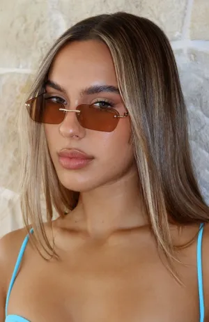 Chris Sunglasses Gold Outdoor Activity Relaxing