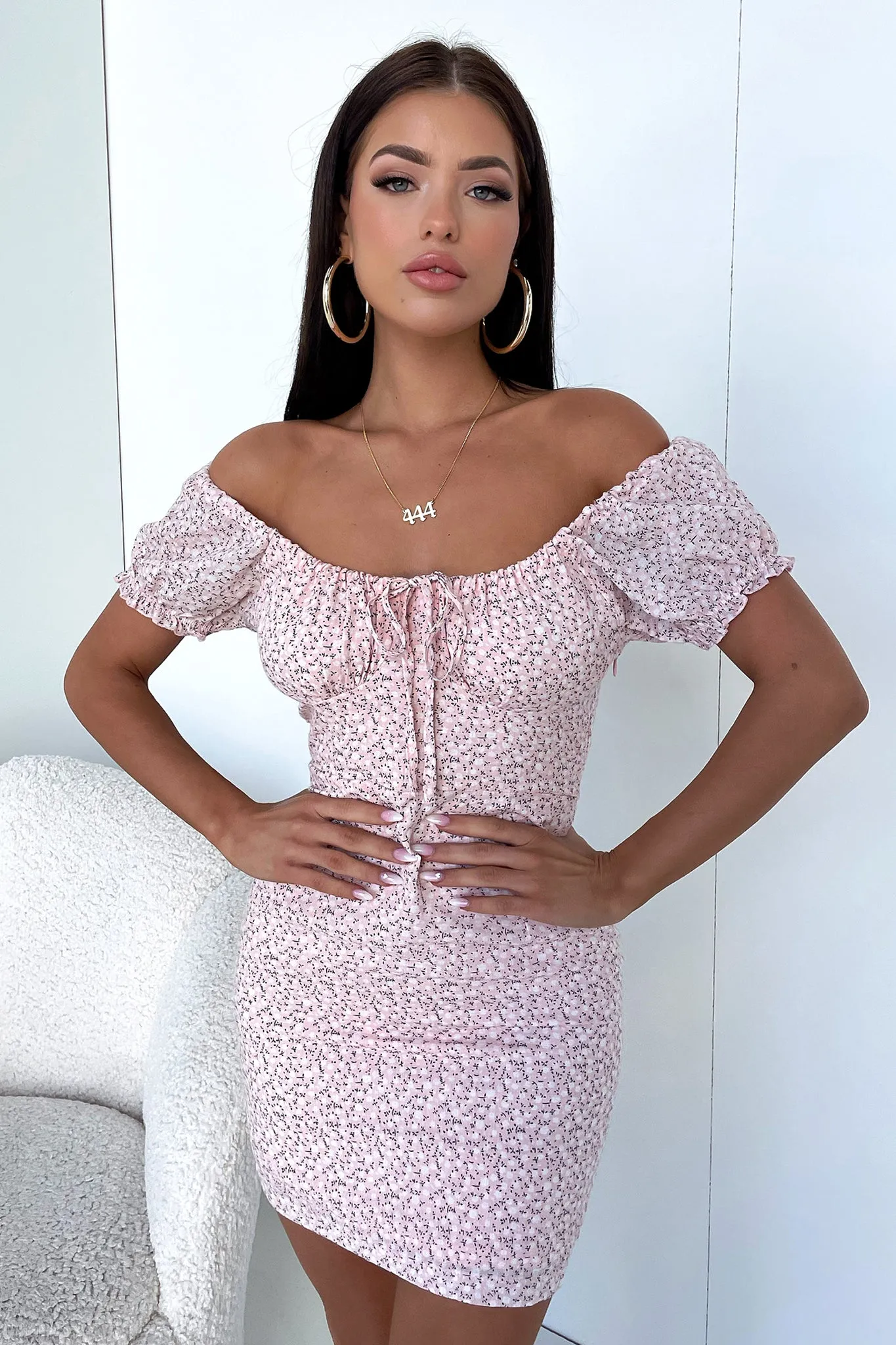 City Cool Alma Dress - Pink Floral