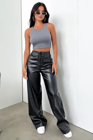 Archer Pants - Black Solid shade