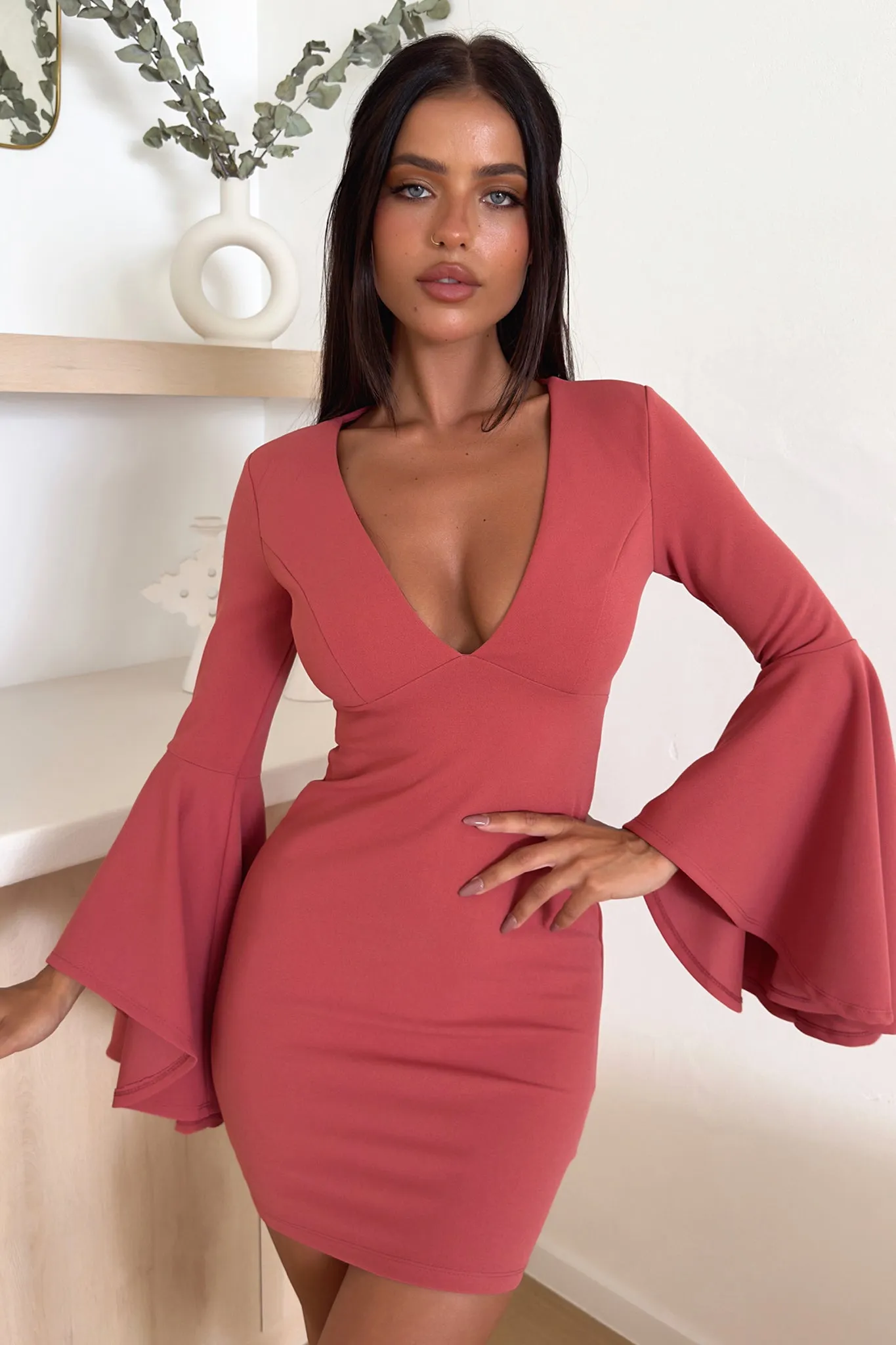 Constance Dress - Plum style glow