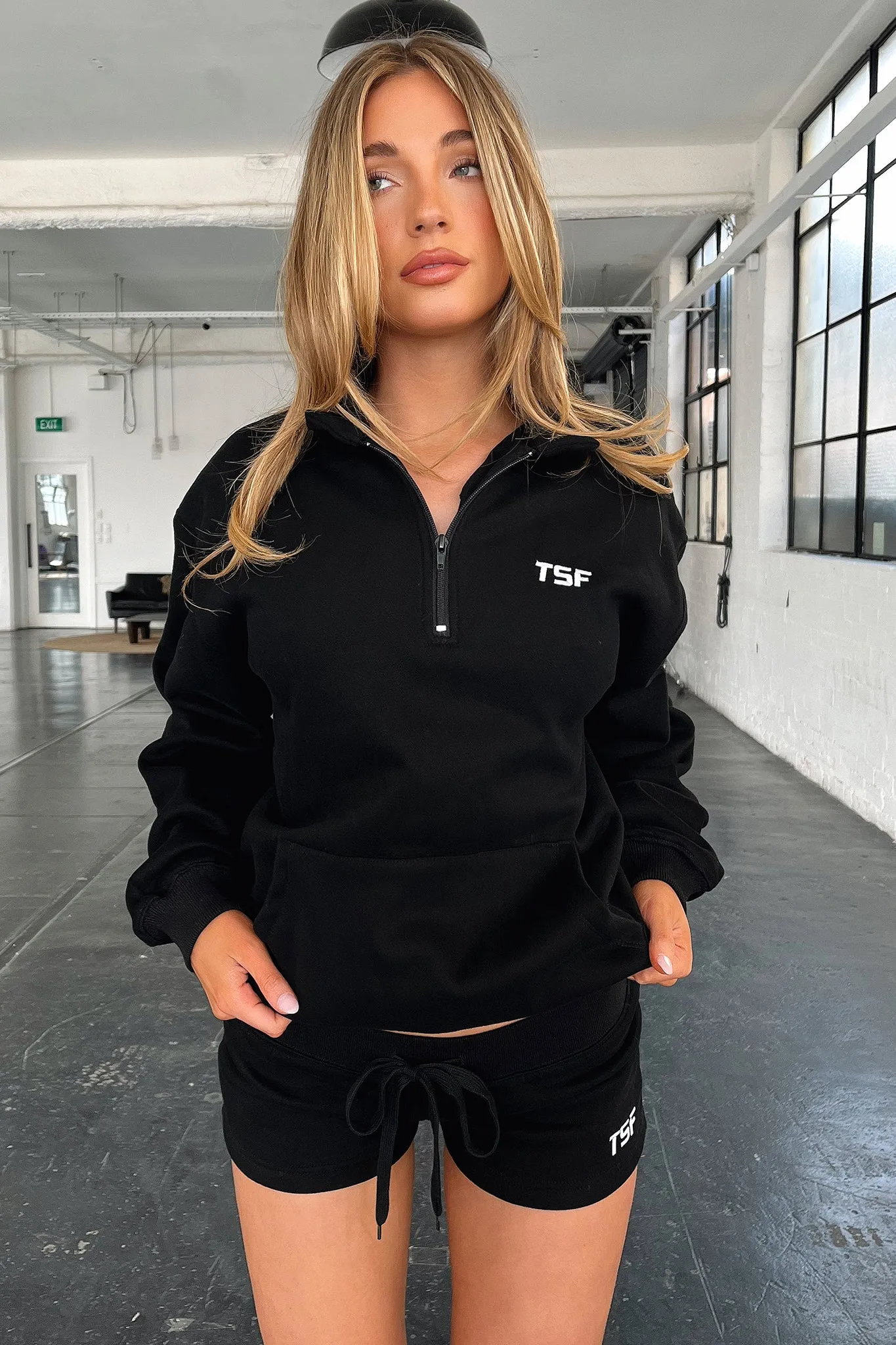 Cool Wave Kaztek Half Zip Sweater - Black