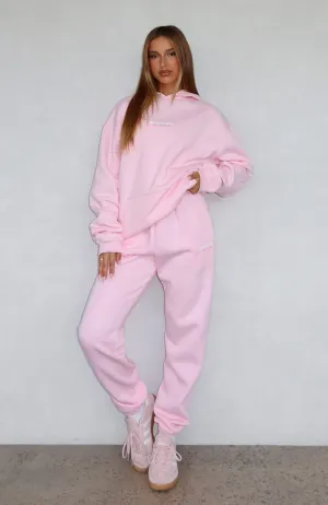Rayon drape Walk Friendly Core Essentials Sweatpants Pink