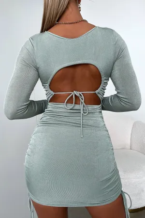 Trend Warm Stage Mode Kashvi Dress - Sage