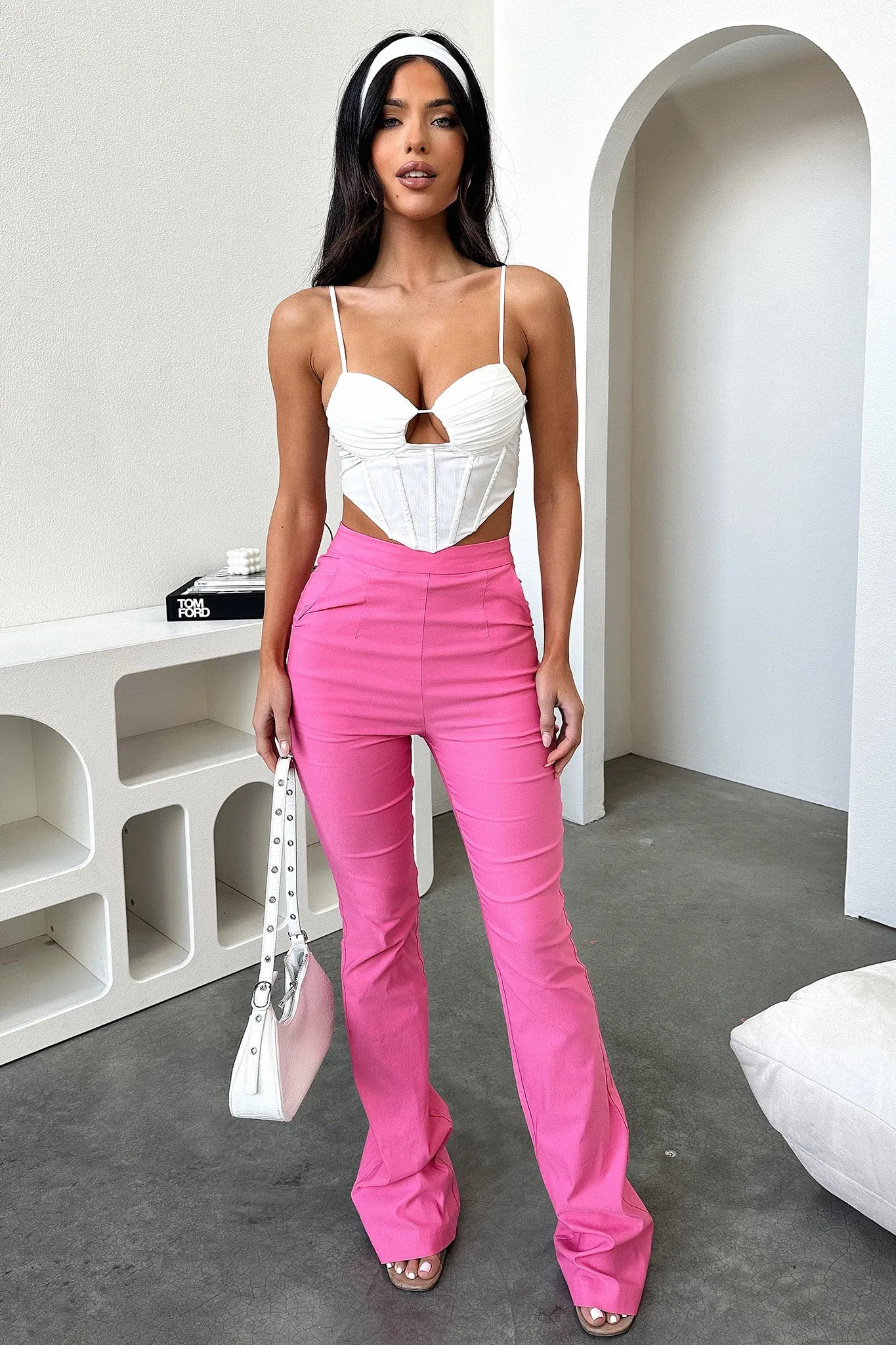 Cozy Waist Arabell Pants - Pink