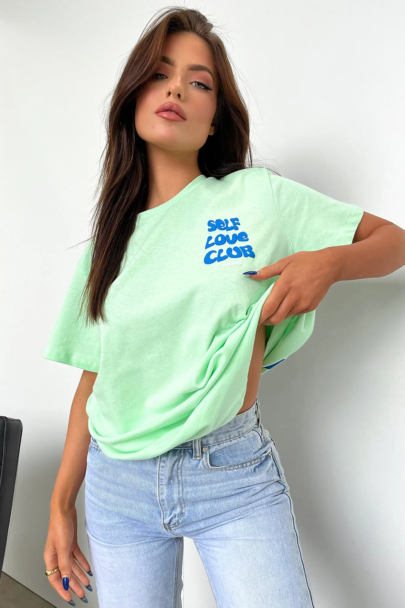 Cozy Wear Self Love Tee - Green