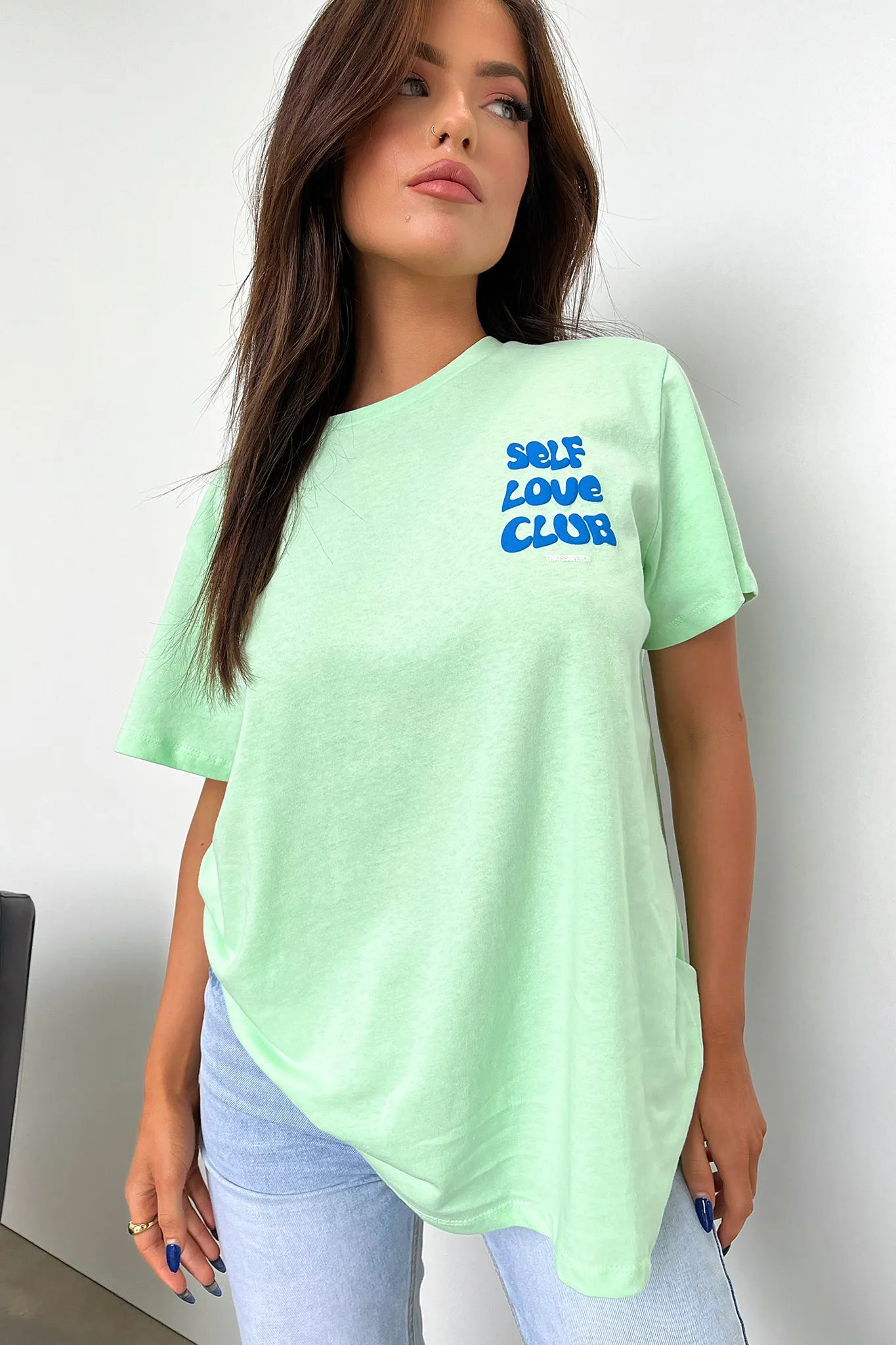 Cozy Wear Self Love Tee - Green