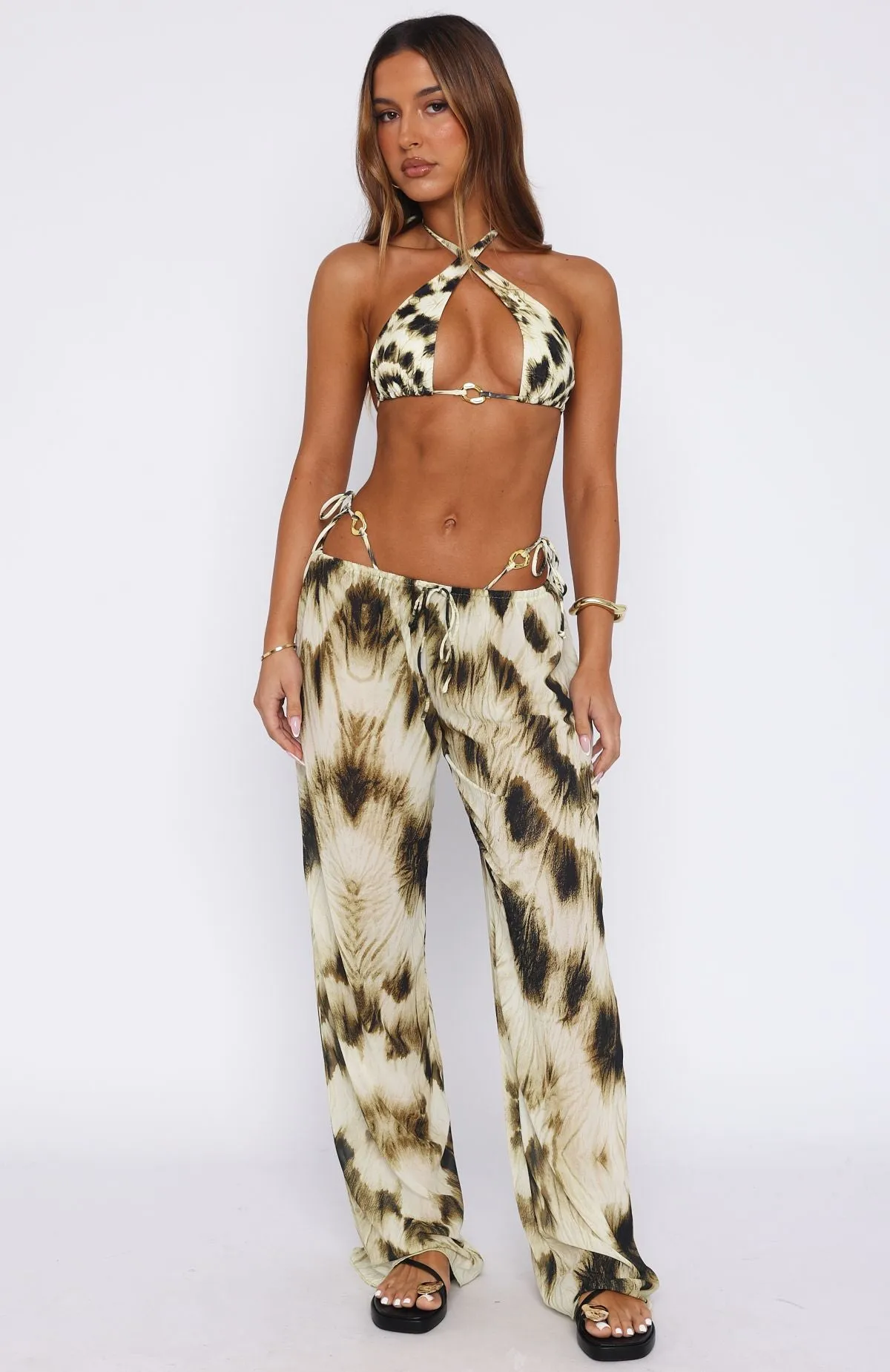 Croatian Coast Pants Gilded Touch Four-Way Stretch