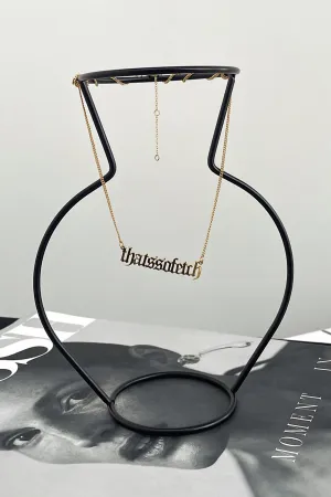 Fetch Necklace - 18k Gold Plated Personalized jewellery items