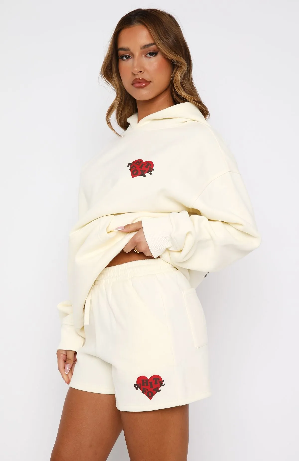 Cycling shorts We Don't Talk Anymore Lounge Shorts Cream