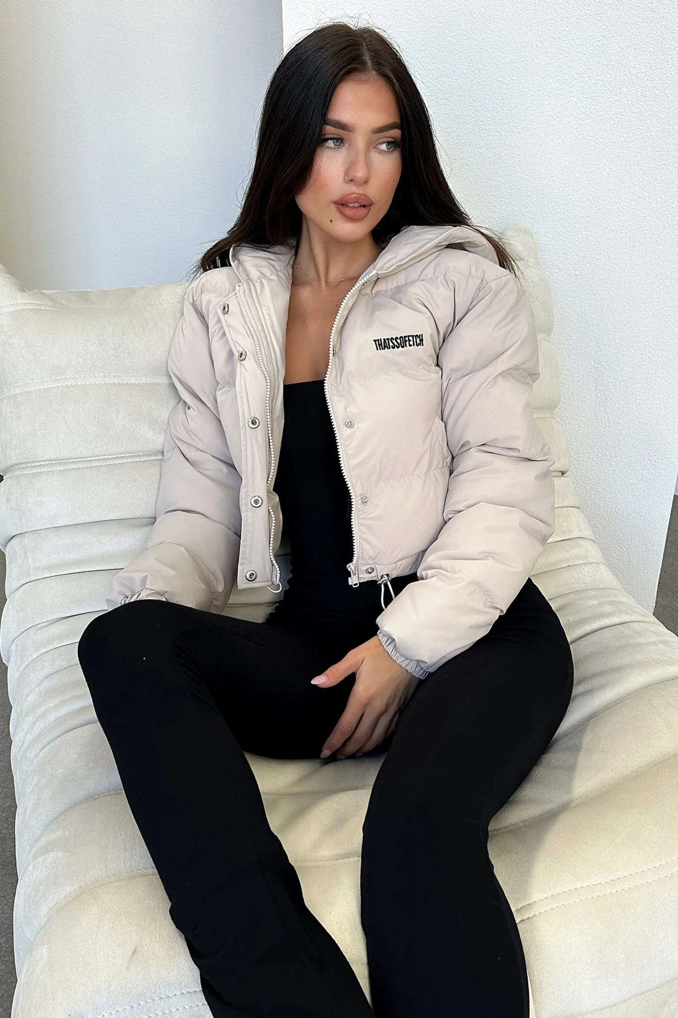 Cyrus Puffer Jacket - Bone Urban Shield