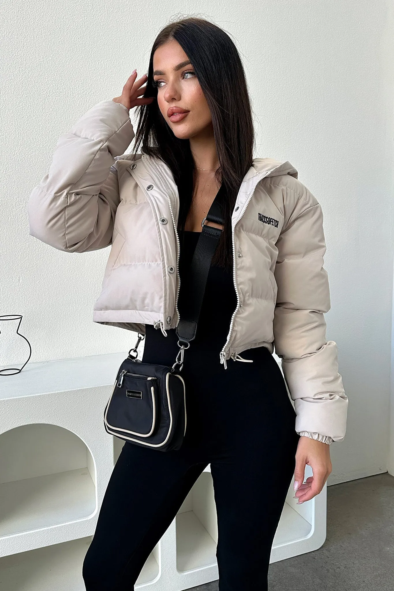Smart Casual Piece Travel Comfort Cyrus Puffer Jacket - Bone
