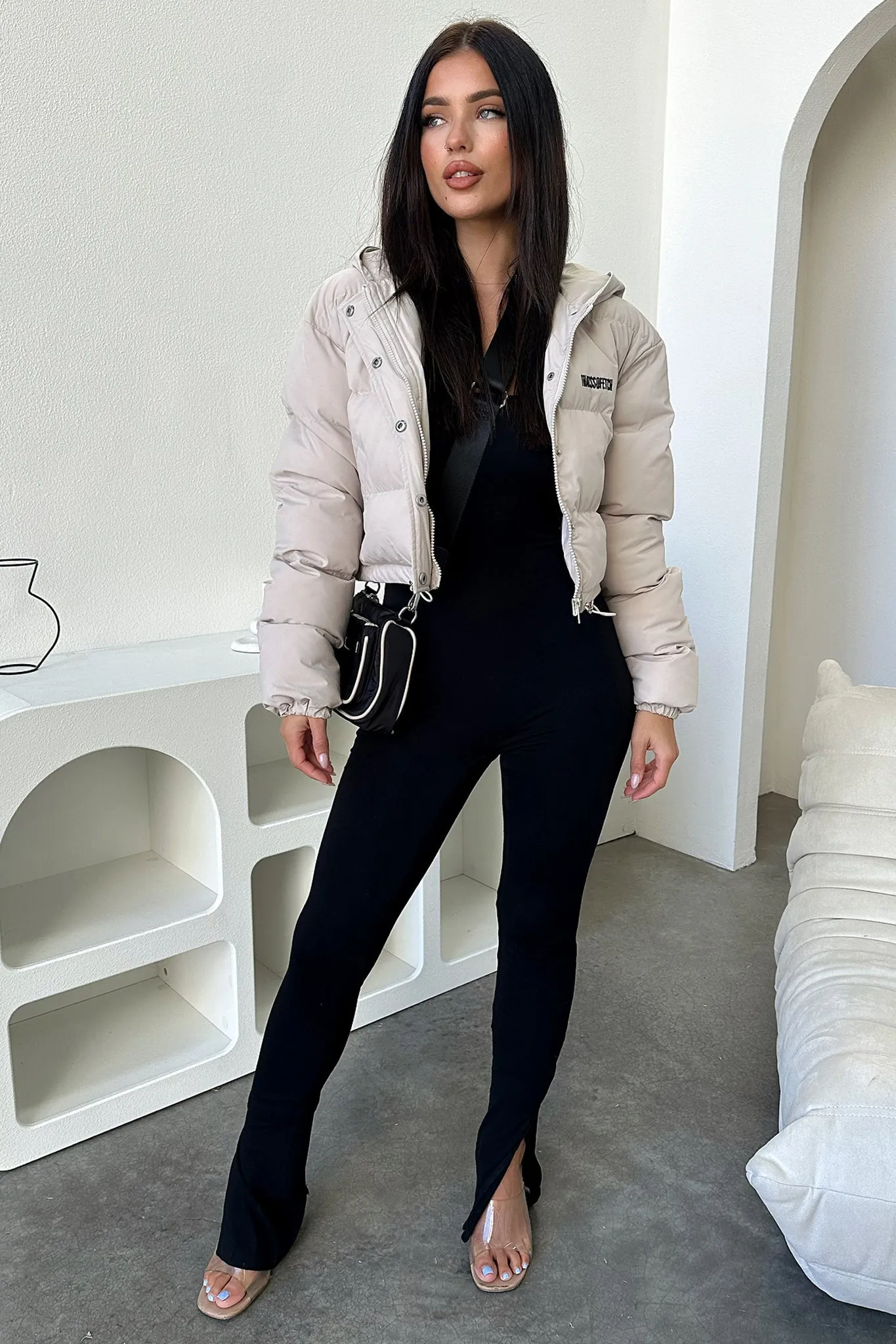 Cyrus Puffer Jacket - Bone Urban Shield