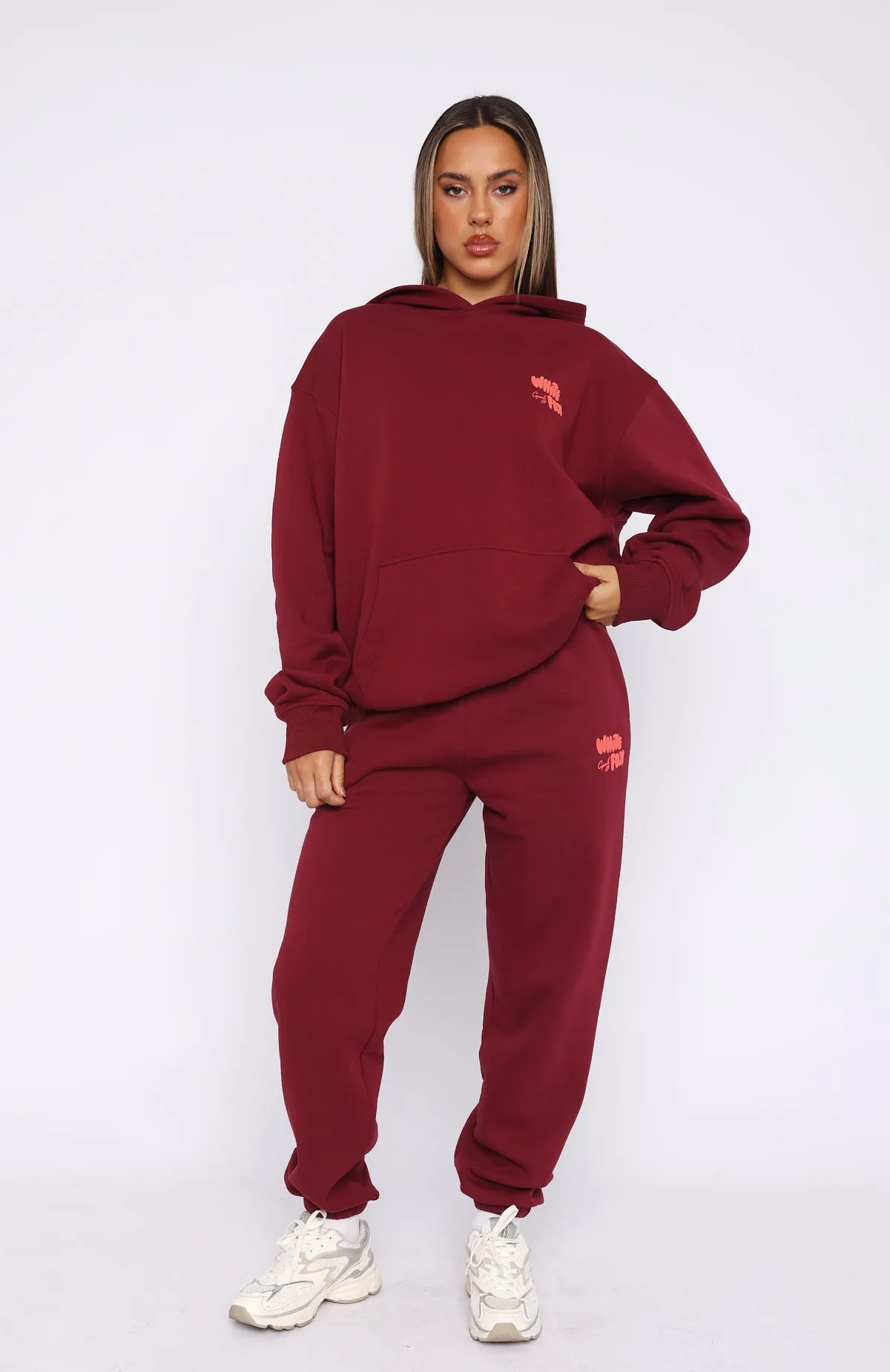 Daily Comfort Capsule 9 Star Of The Moment Sweatpants Burgundy