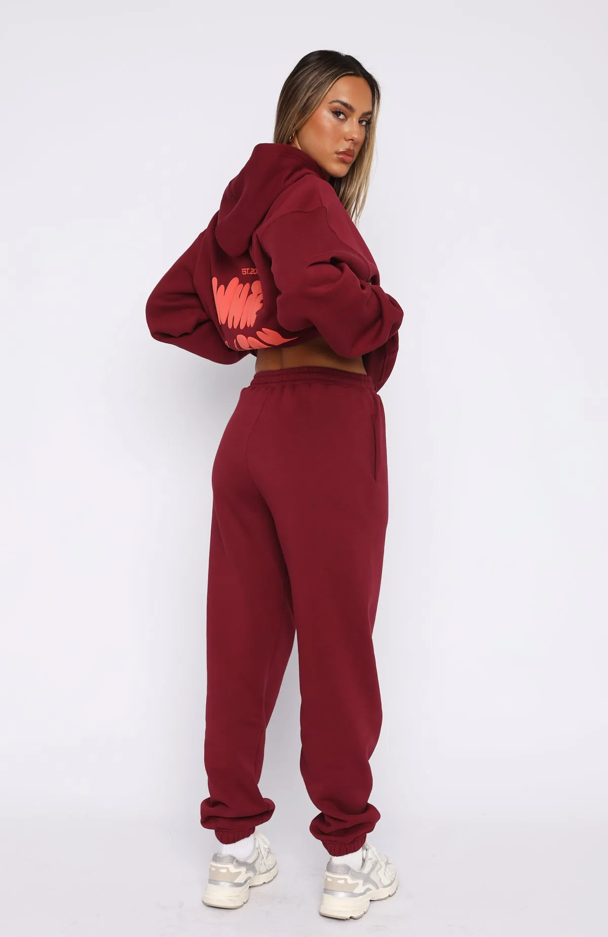 Daily Comfort Capsule 9 Star Of The Moment Sweatpants Burgundy
