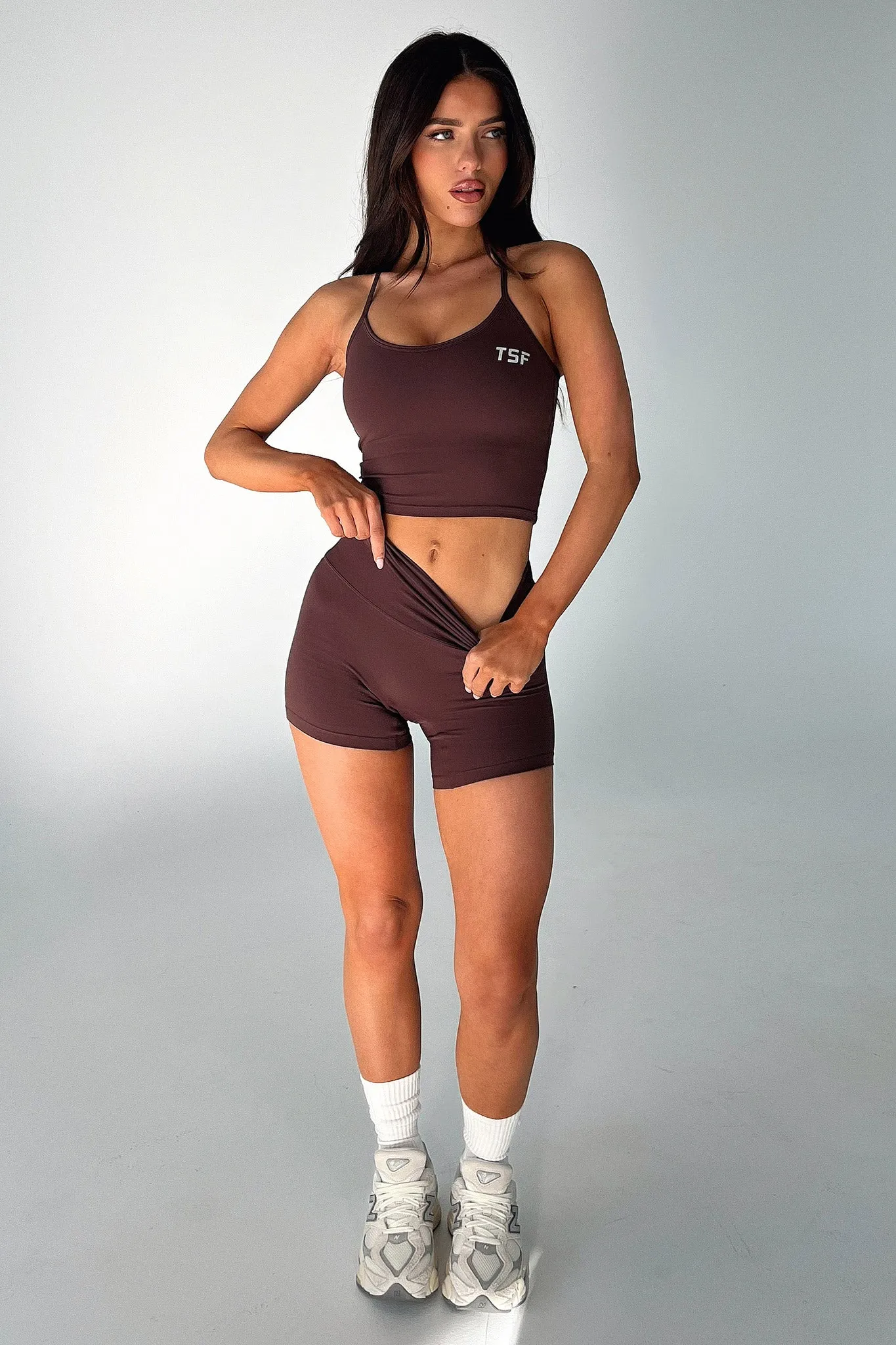 Davis Bike Shorts - Brown Ultra Comfort