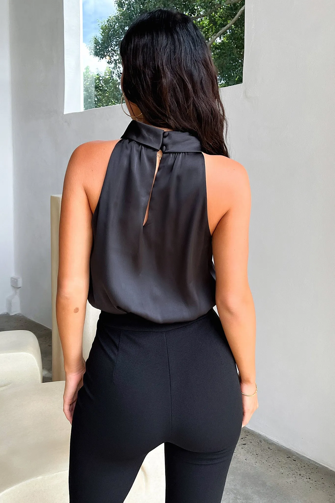 Dayna Top - Black Disaster - resistant carriers