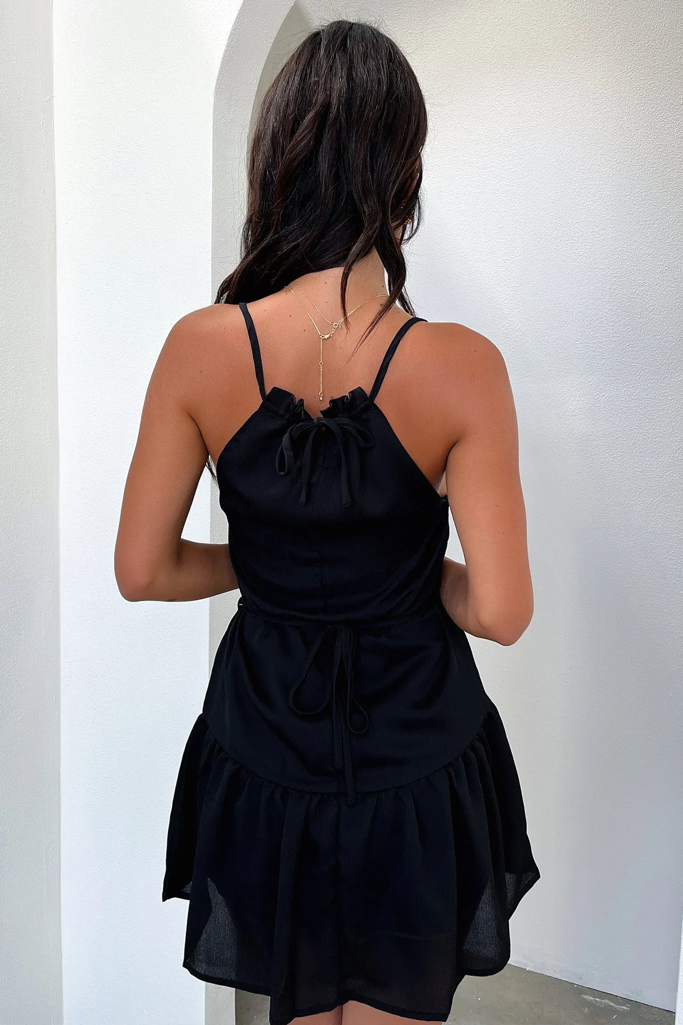 Dazzle Edge Lyra Dress - Black