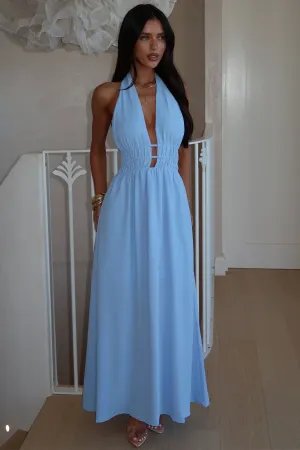 Arien Maxi Dress - Blue Fresh Air