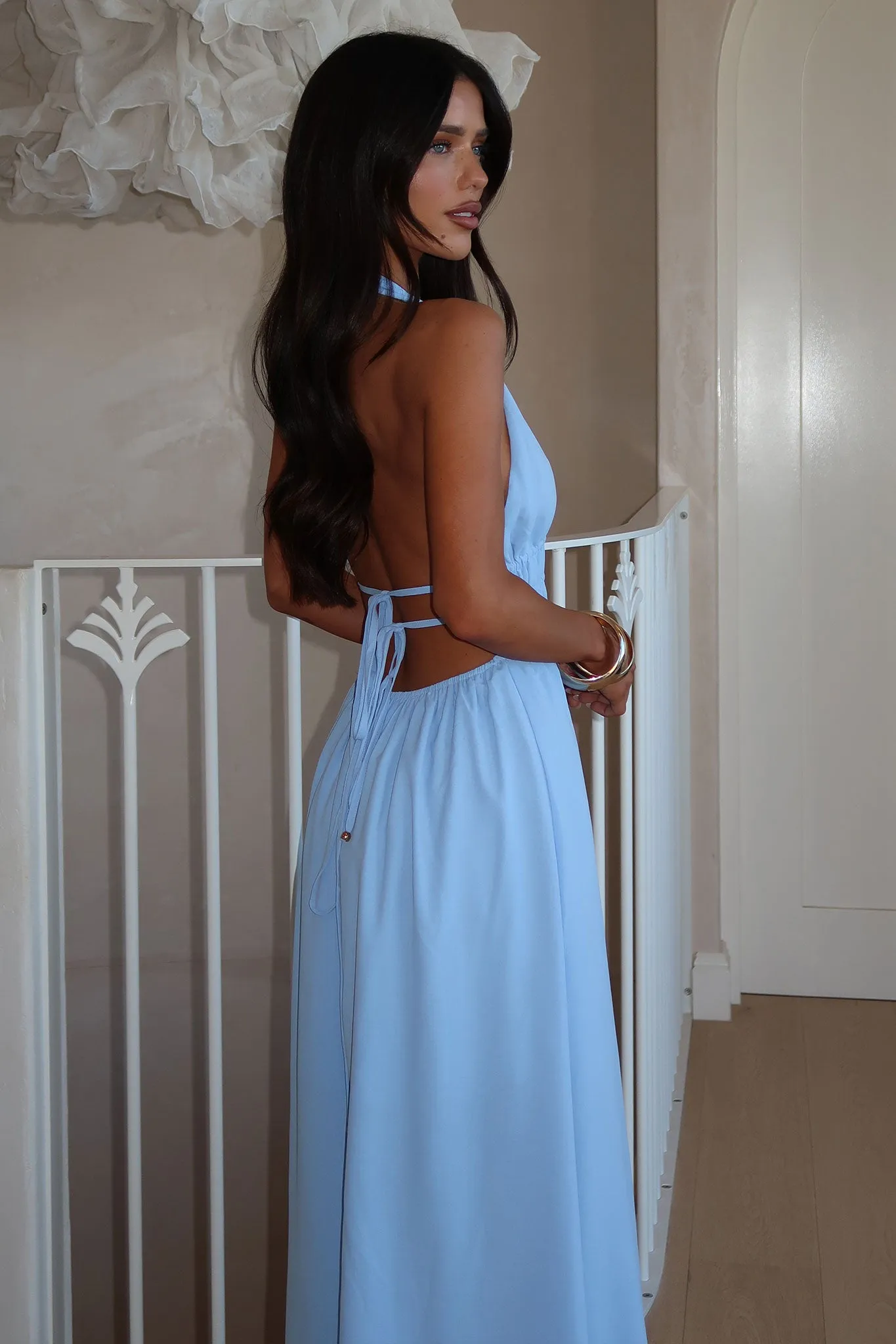 Deep Hue Arien Maxi Dress - Blue