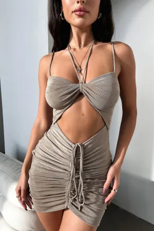 Billie Dress - Dusty Brown Effortless chic mini