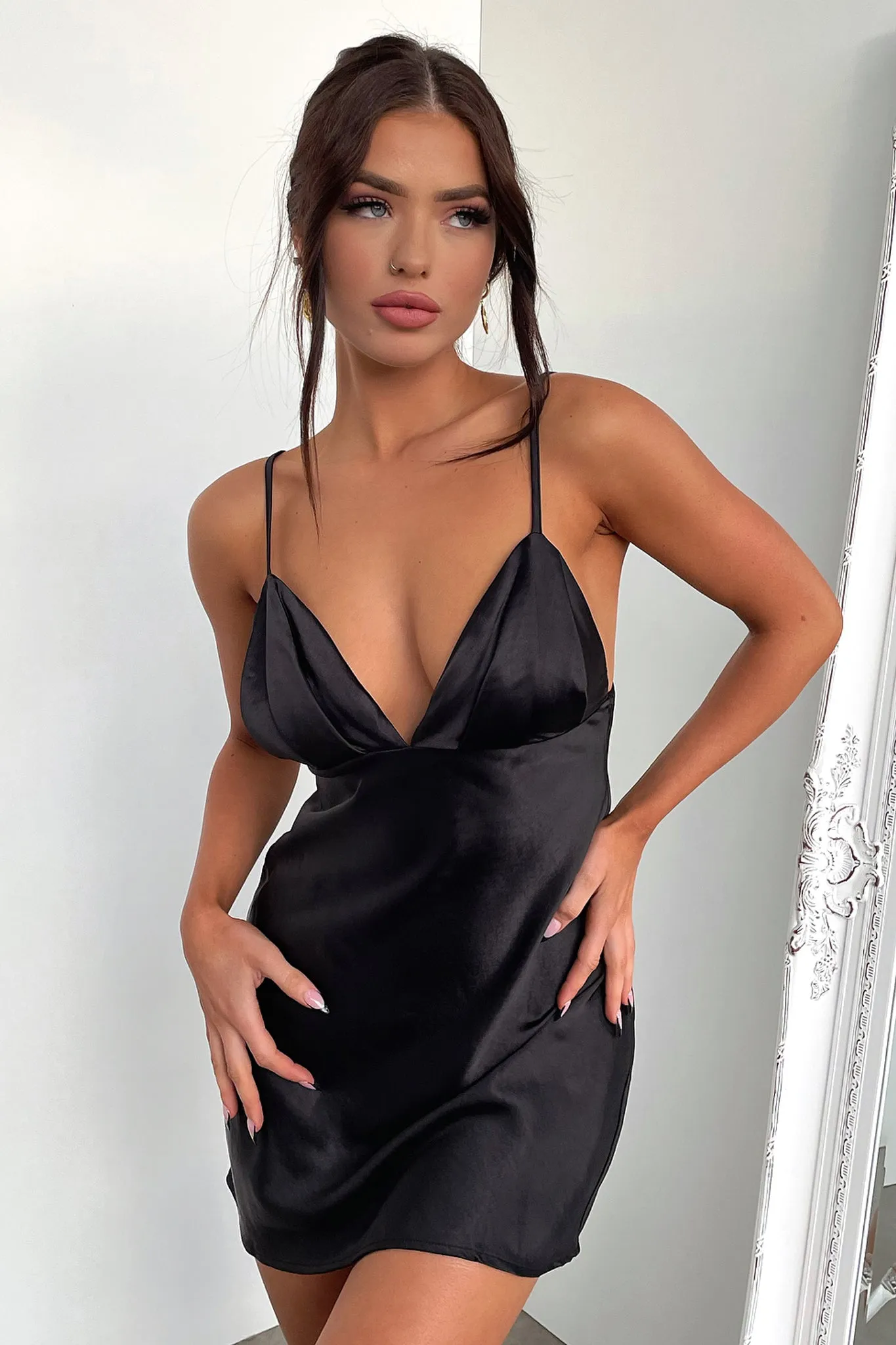 Dixie Dress - Black Silver Charm