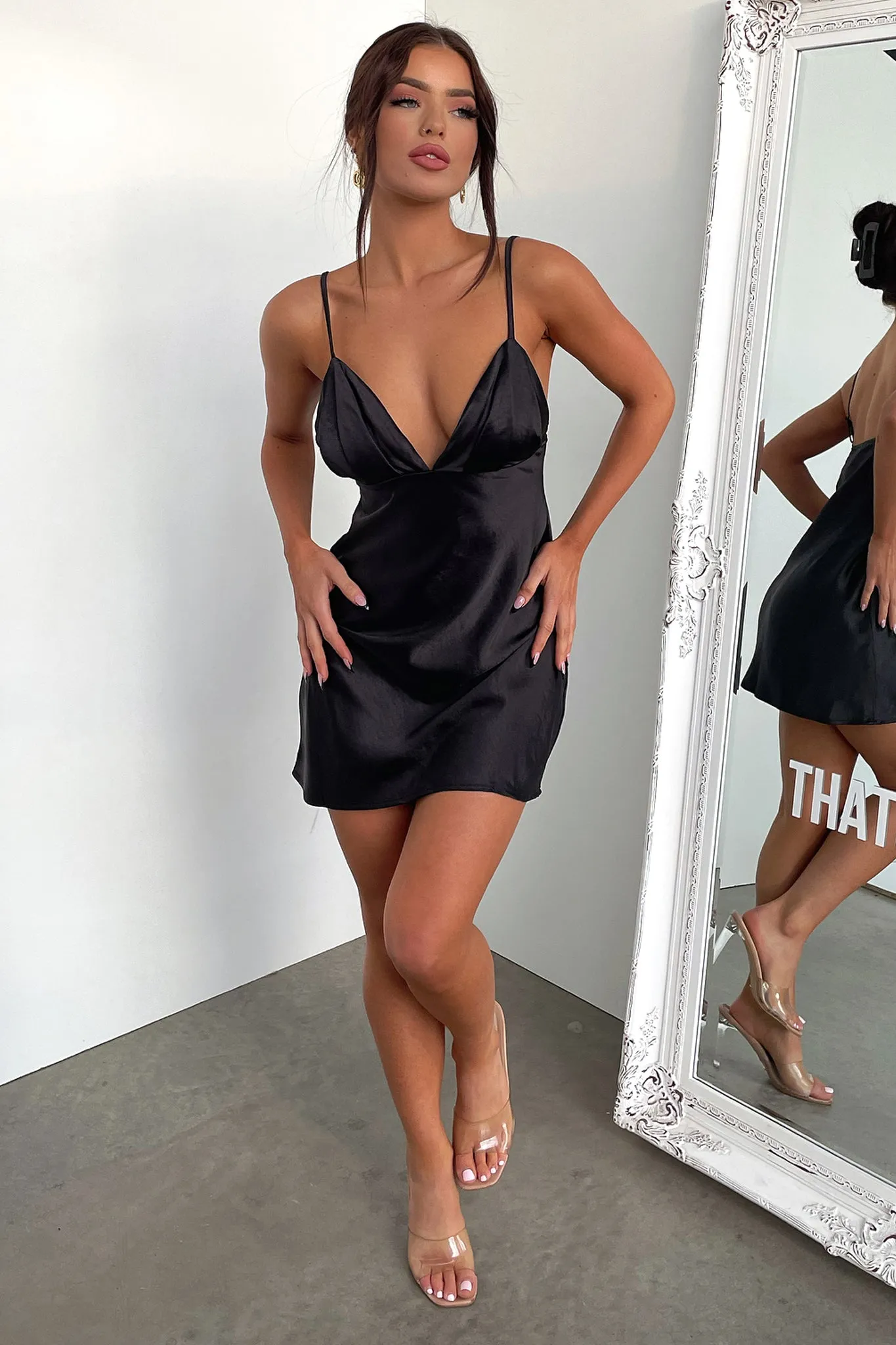 Dixie Dress - Black Silver Charm