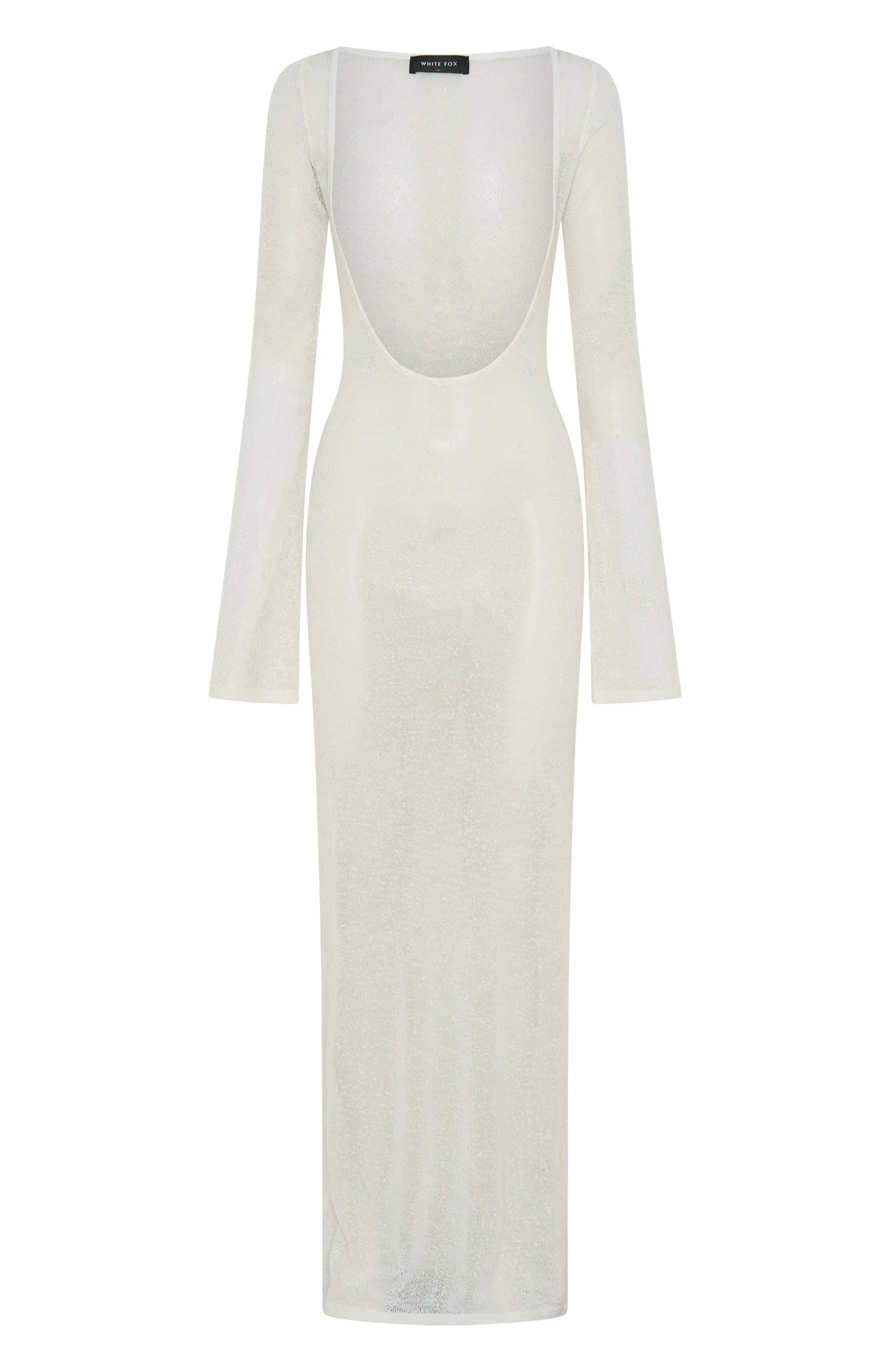 Durable Stitching Malta Mermaids Long Sleeve Maxi Dress White