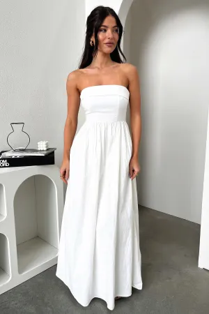 Cornell Maxi Dress - White Boho chic Noon Light