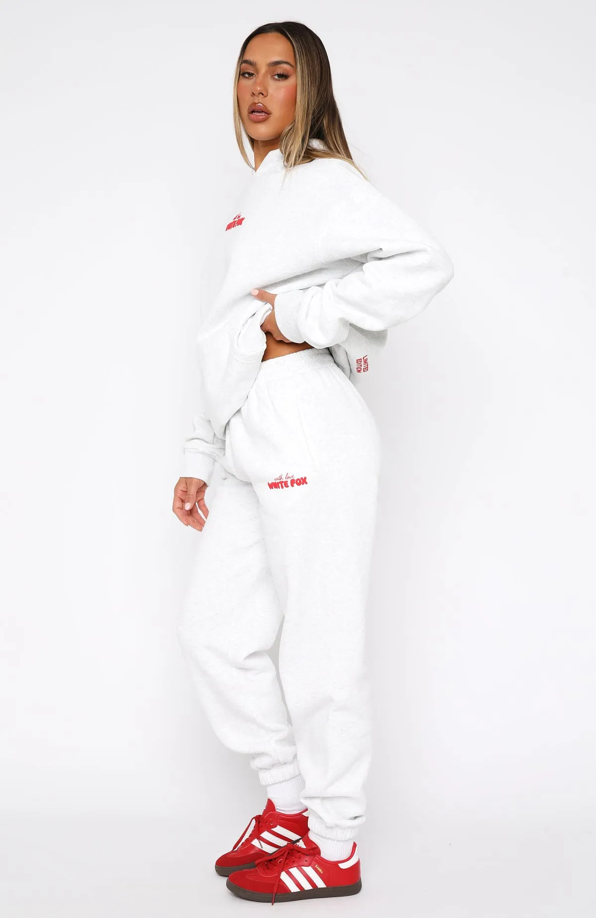 Easy Movement With Love In The Moment Sweatpants Grey Marle