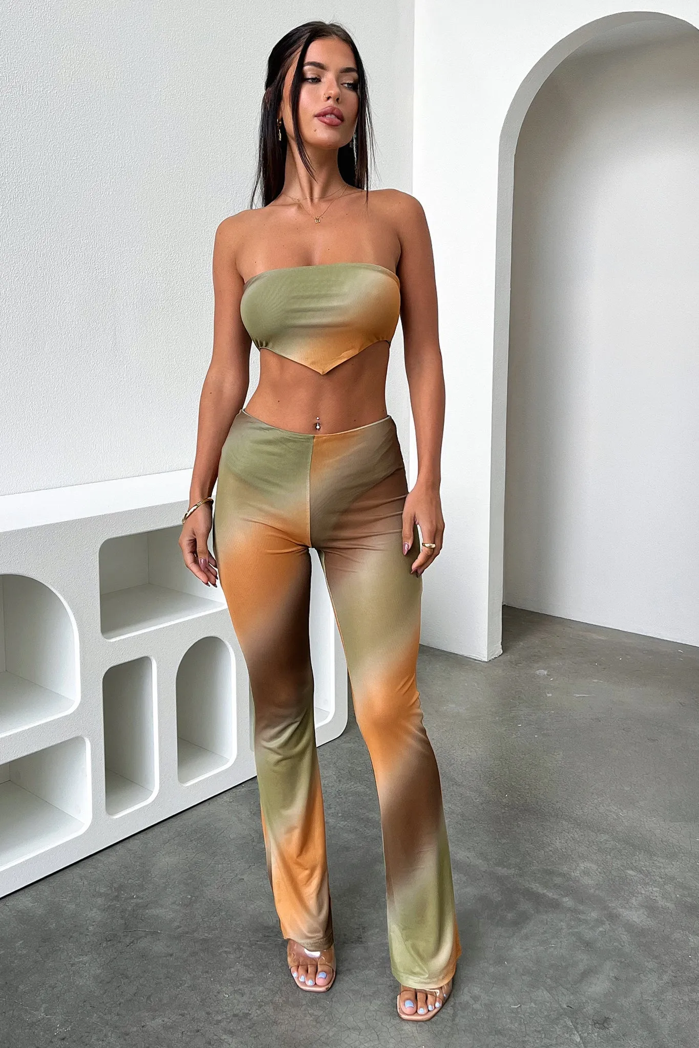 Easy transportation Shyla Crop - Green