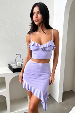 Ramina Skirt - Purple Urban Mood Functional Detail