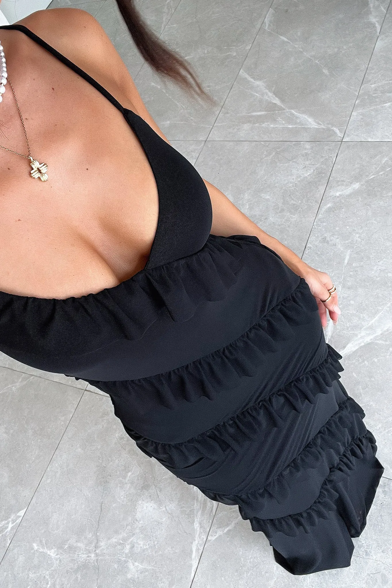 elegant design Pippa Maxi Dress - Black