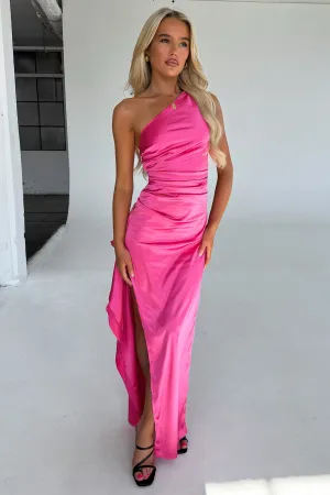 Elianna Maxi Dress - Hot Pink Sapphire Glow