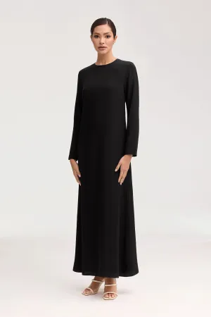 Estee Viscose Maxi Dress - Black Glam Touch