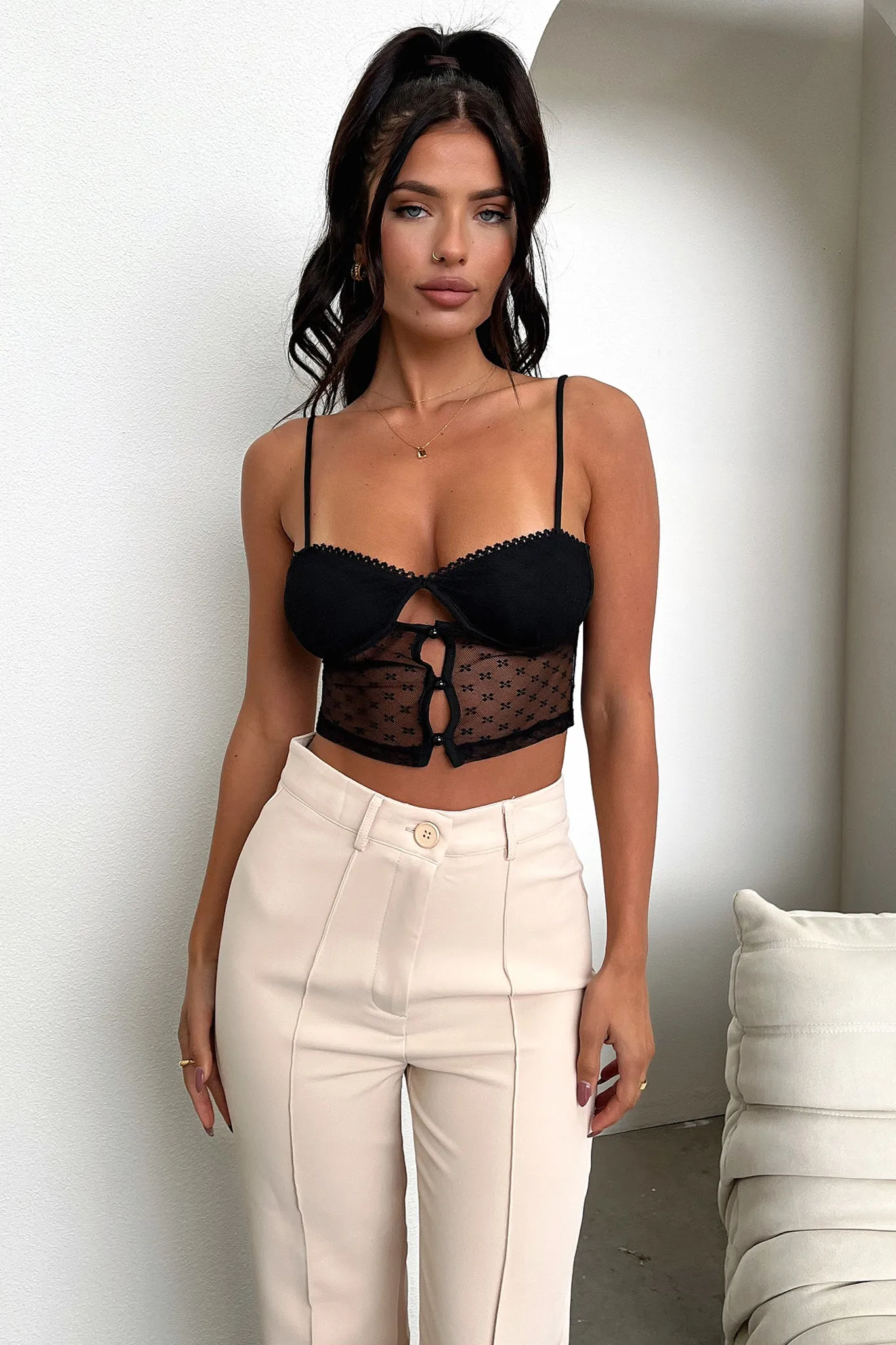 Everyday Fresh Kacey Crop - Black