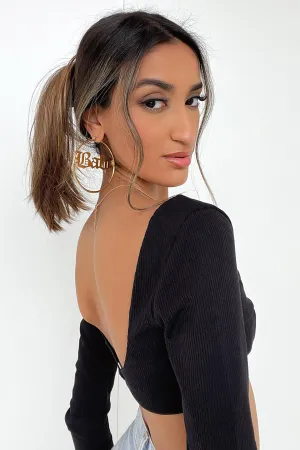 Versatile gemstone necklaces Ria Hoop Earrings - 18K Gold Plated