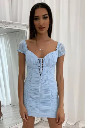 Meeta Dress - Light Blue Nature Glow