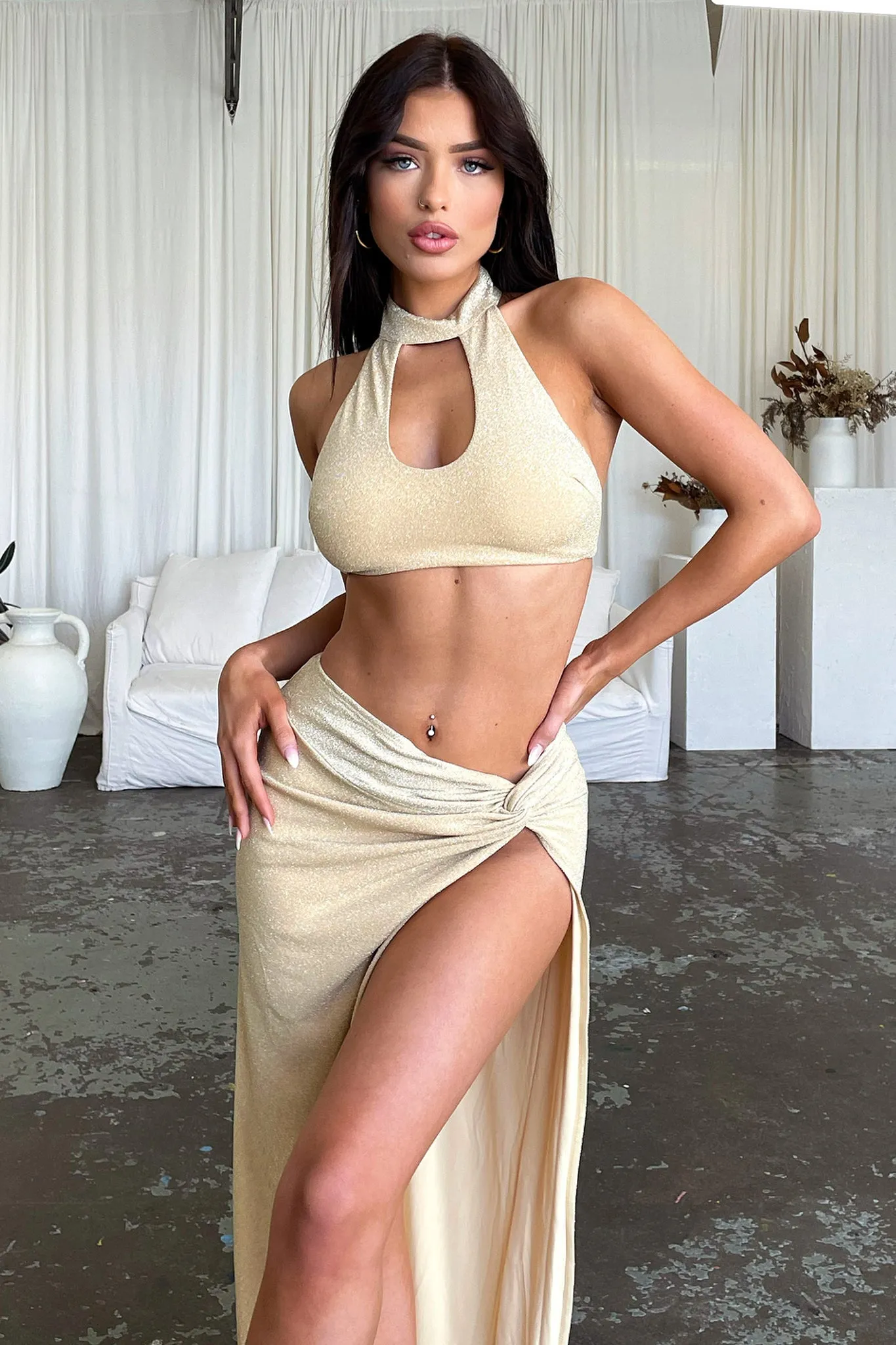 Fashion Beat Winx Maxi Skirt - Gold