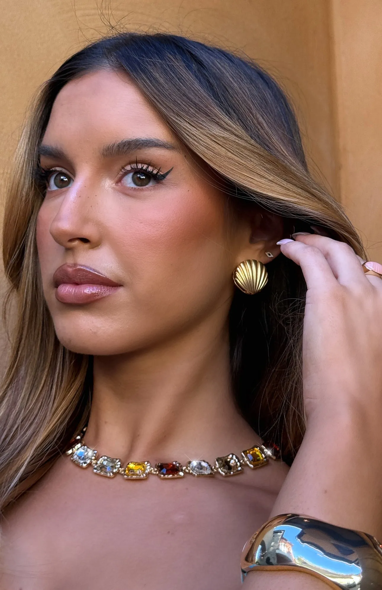 Kaiko Earrings Vintage Gold Stylish body accessories Elegant ear studs