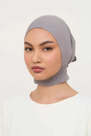 Bamboo Jersey Mini Full Coverage Undercap - Frost Grey Fresh Layer