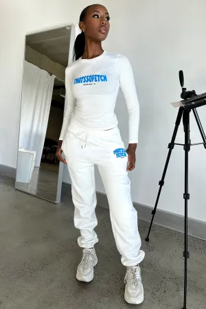 Polished Look Series 5 Sweatpants - White