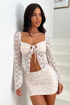 Daytona Skirt - White Layered Outfit