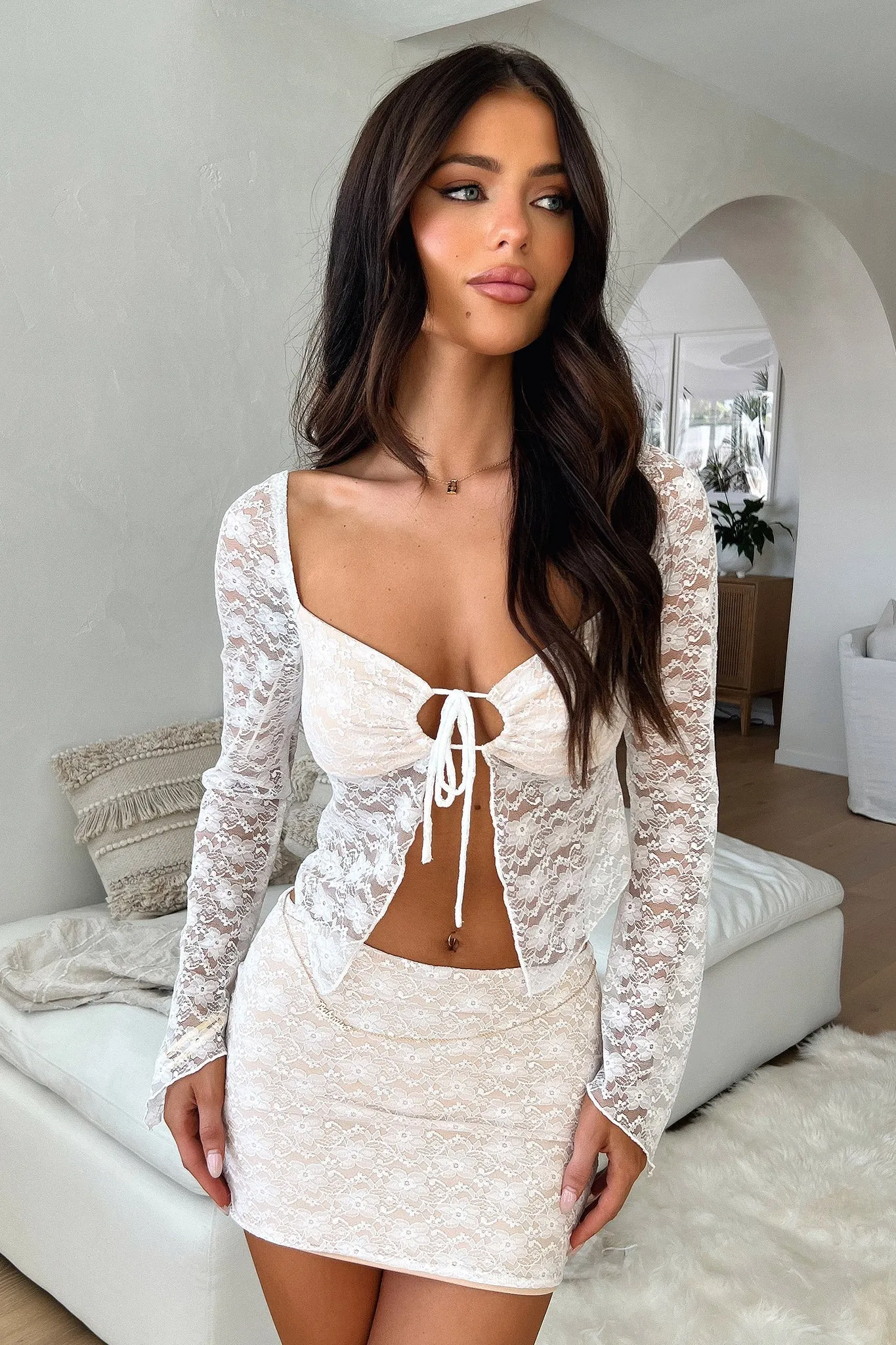 Flexible Fit Daytona Skirt - White