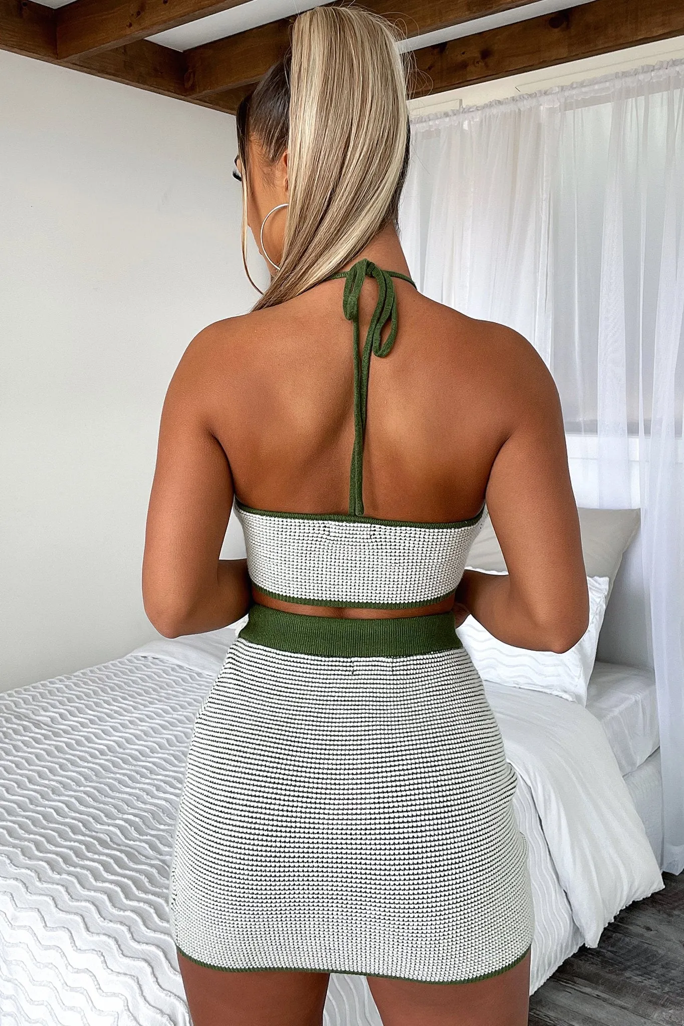Free Fit Ava Knit Crop - Green