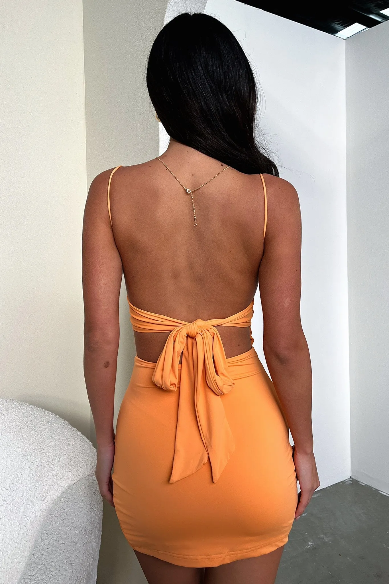 Fresh Twist Lahni Dress - Orange