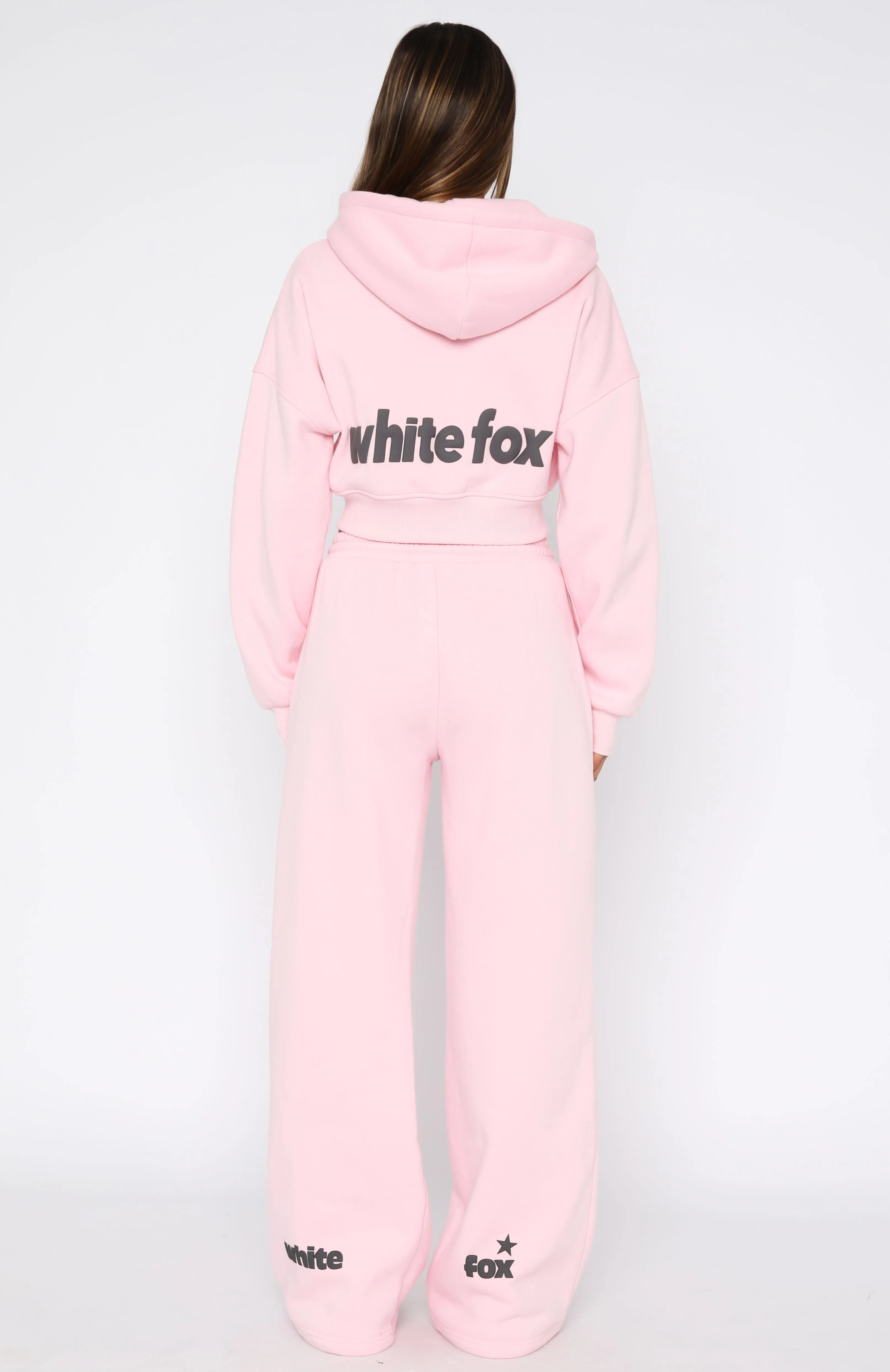 From The Archives Charli Wide Leg Sweatpants Pink Modern Look