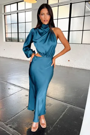 Effortless Style Atonia Midi Dress - Emerald